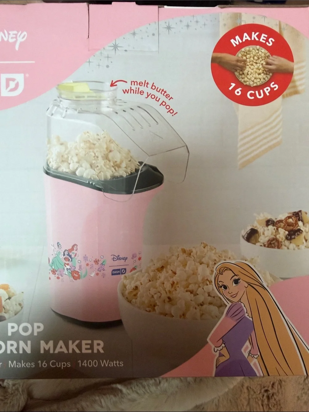 Disney Princess Pink Fresh Pop Popcorn Maker
